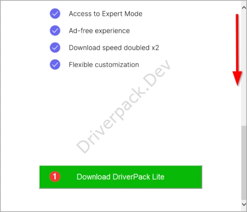 Скачивание DriverPack Lite