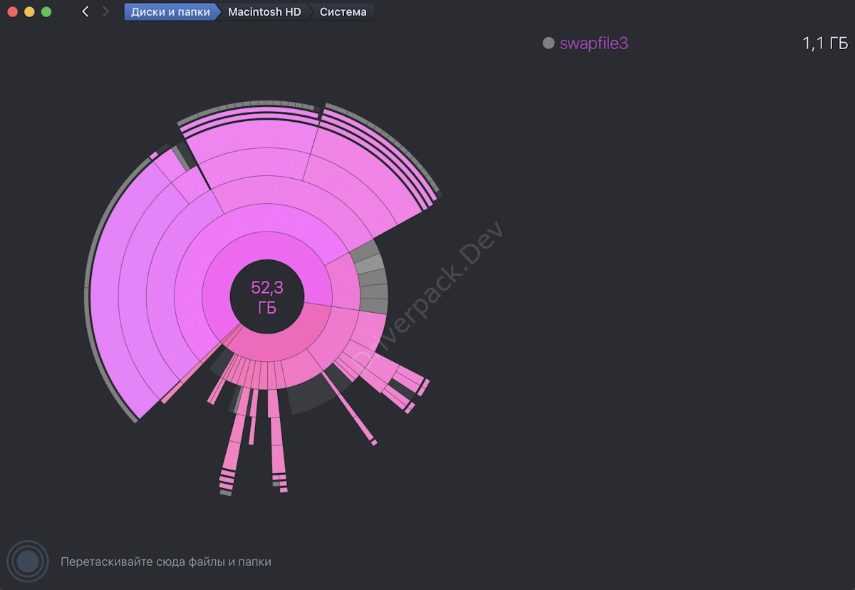 Swapfile DaisyDisk